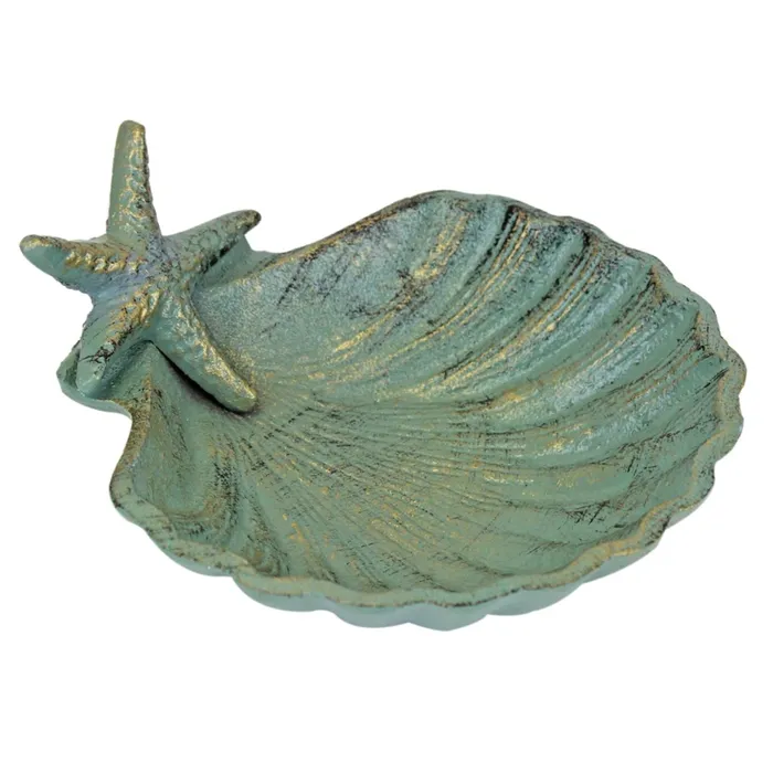 Earrings THEBEACHCOMBER Beachcombers Metal Shell Sea Star Trinket Dish