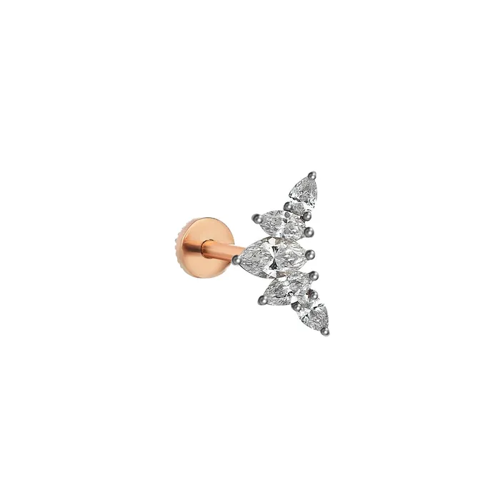 Earrings Tiara Piercing Kismet by Milka