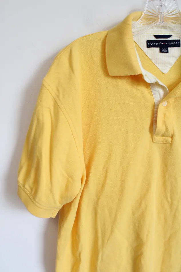 Earrings Tommy Hilfiger Tommy Hilfiger Yellow Polo Shirt L