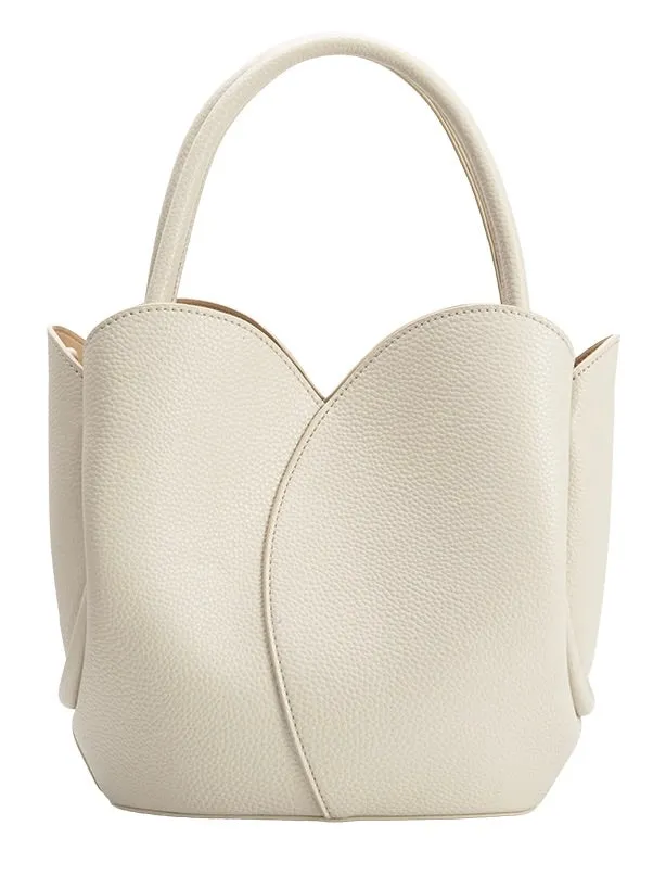 Earrings Tulip Top Handle Bag Melie Bianco