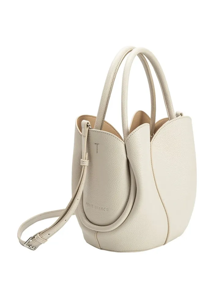 Earrings Tulip Top Handle Bag Melie Bianco