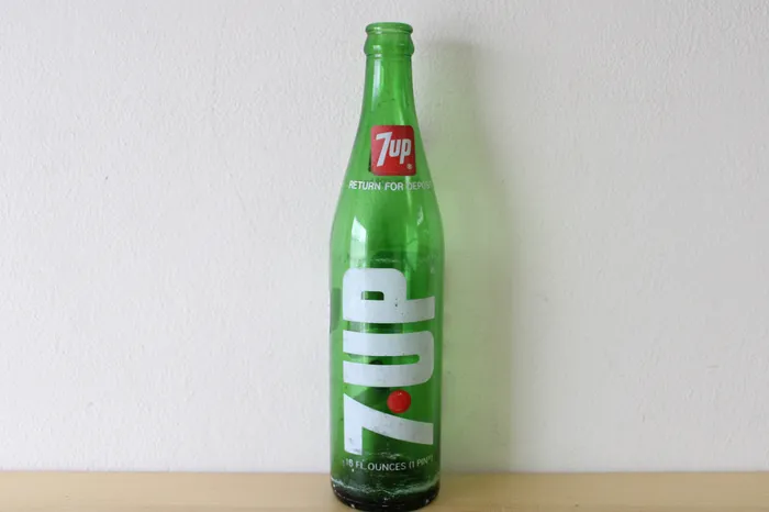 Earrings Vintage 7 Up Soda Bottle 16oz Jubilee Thrift