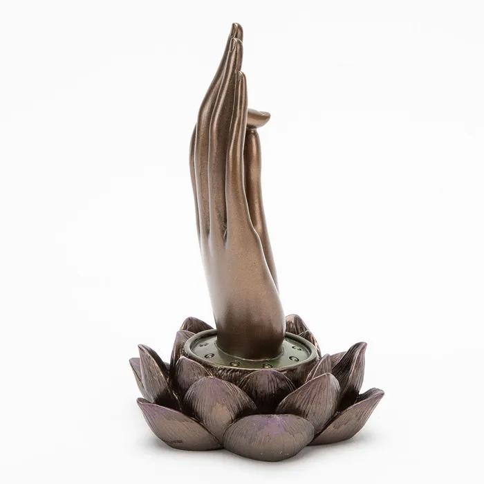 Earrings Vitarka Mudra Om Incense Holder Top Land Trading