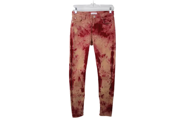 Earrings Zara Zara Women Premium Denim Collection Red Jeans 4