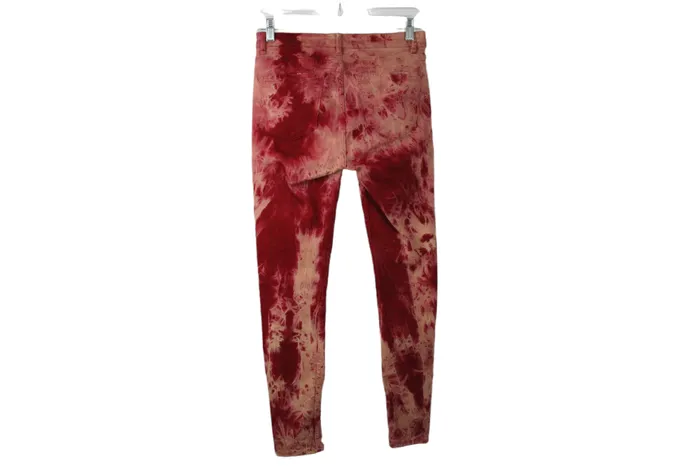 Earrings Zara Zara Women Premium Denim Collection Red Jeans 4