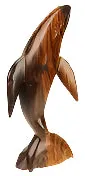 EARTHVIEW Earrings Wood Humpback Whale Base Large
