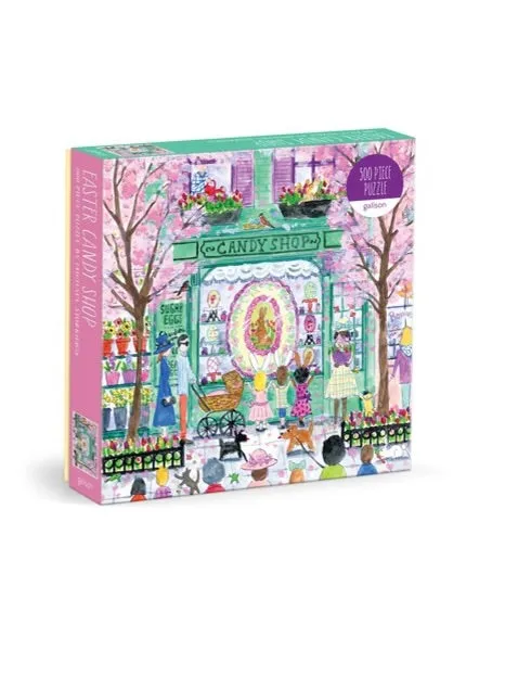 Easter Candy Shop 500 Piece Puzzle Hachette Book Group Earrings