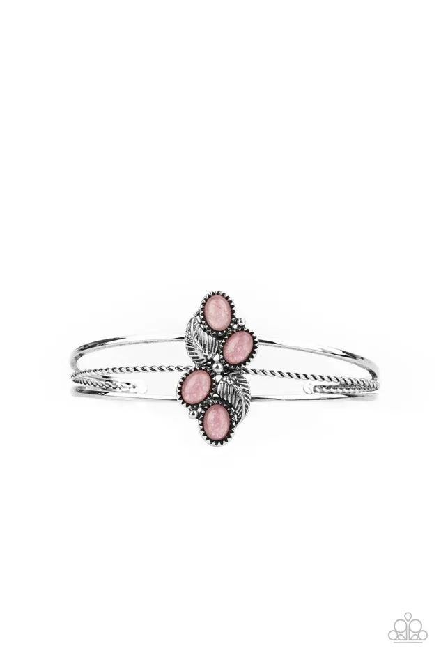 Eco Enthusiast Pink Paparazzi Accessories Earrings