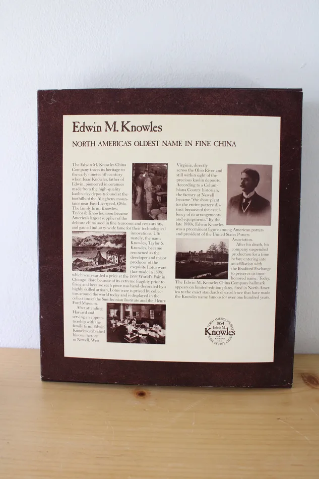 Edwin M Knowles Rockwells Colonials The Journey Home Decorative Dish Edwin M Knowels Earrings