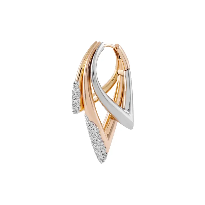 Ember Hoop Earring Kismet by Milka Earrings