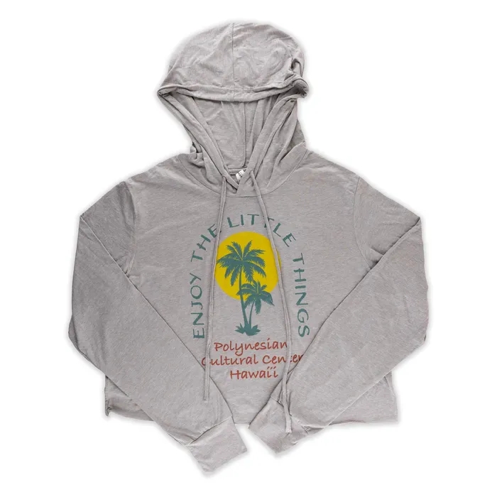 Enjoy the Little Things Womens Cropped Long Sleeve Hoodie 2XL GREATMOUNTAINWE Necklaces Enjoy the Little Things Womens Cropped Long Sleeve Hoodie 2XL GREATMOUNTAINWE Necklaces