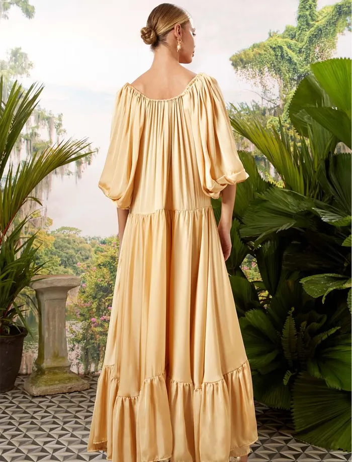 Erika Pea Earrings BETTINA MAXI DRESS
