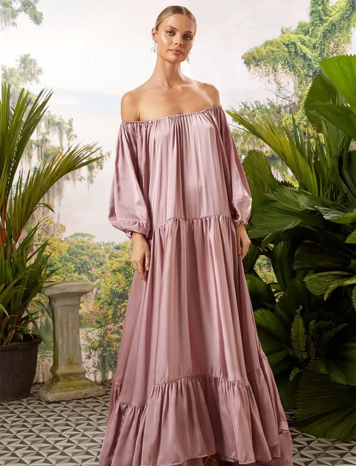 Erika Pea Earrings BETTINA MAXI DRESS
