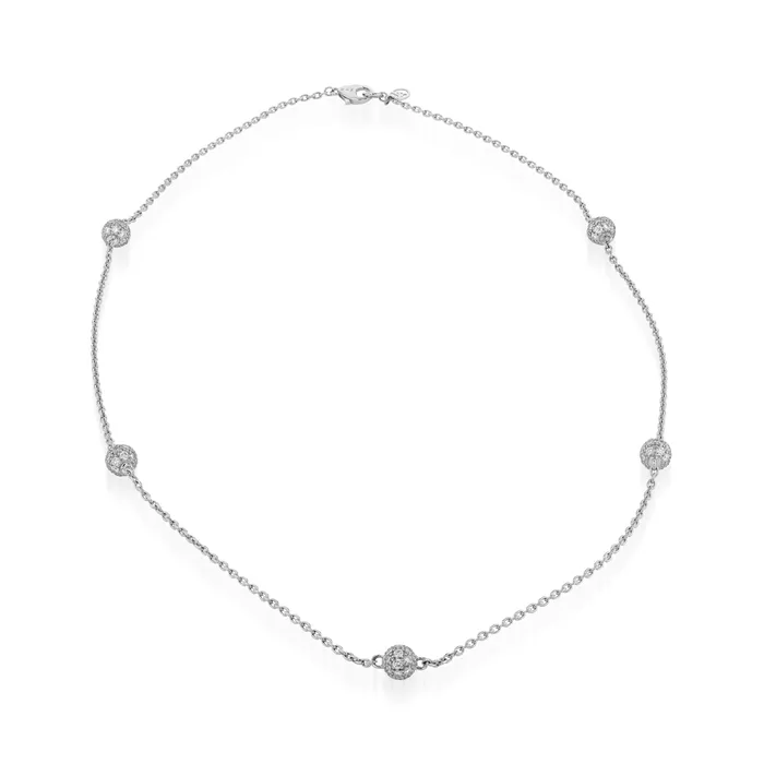Essence Diamond Ball Chain Necklace John Atencio Necklaces