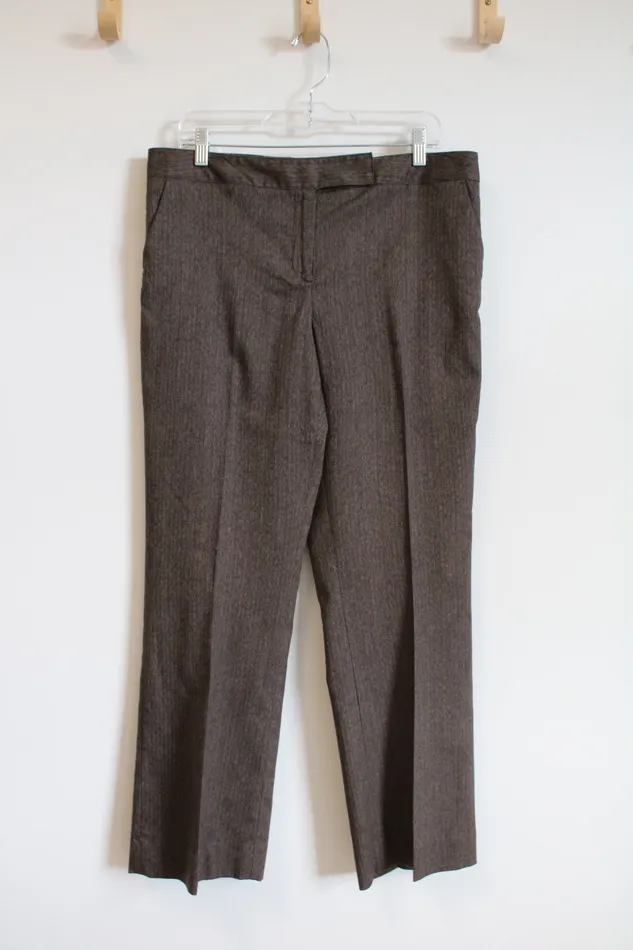 EvanPicone Earrings EvanPicone Petite Brown Dress Pants 12P