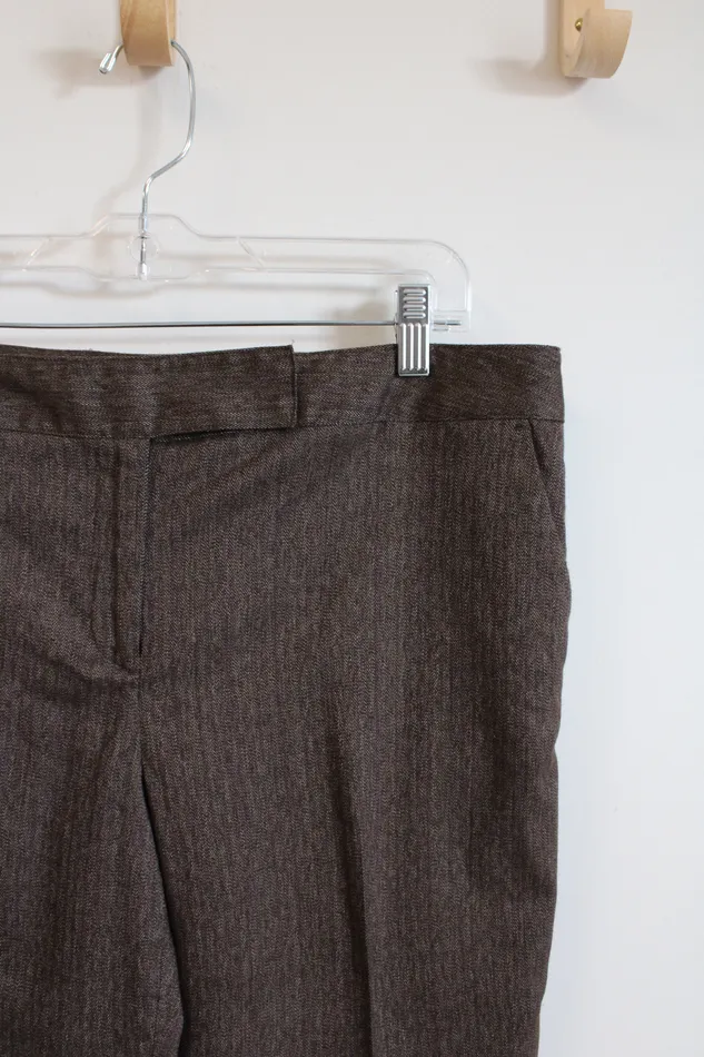 EvanPicone Earrings EvanPicone Petite Brown Dress Pants 12P
