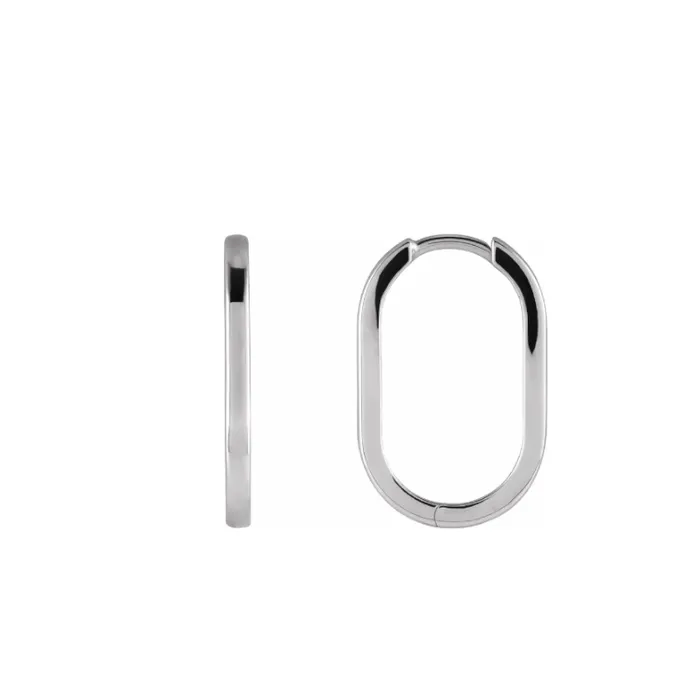 Everyday High Polished 20mm Hoops RACHEL LYNN CHICAGO Earrings