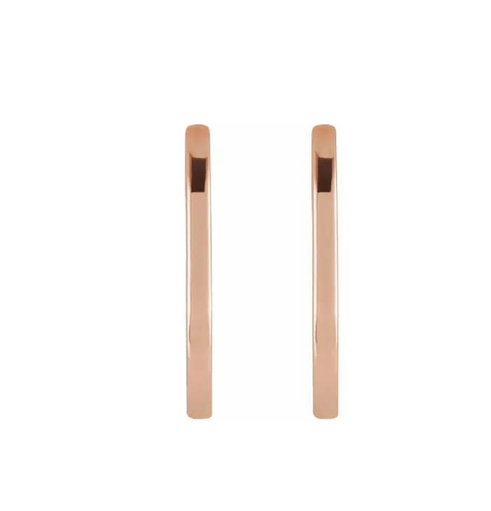 Everyday High Polished 20mm Hoops RACHEL LYNN CHICAGO Earrings