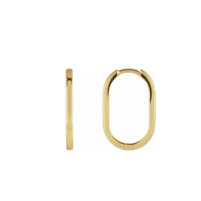 Everyday High Polished 20mm Hoops RACHEL LYNN CHICAGO Earrings