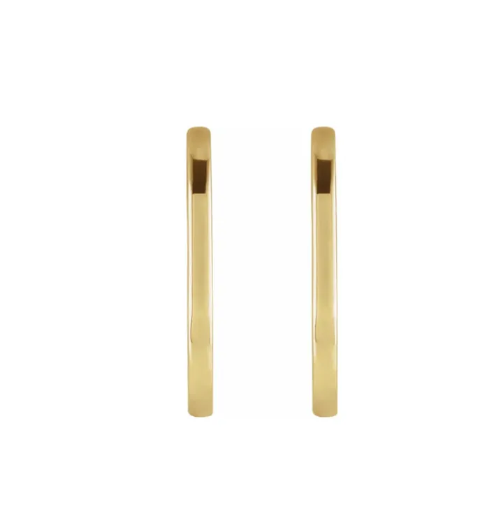 Everyday High Polished 20mm Hoops RACHEL LYNN CHICAGO Earrings