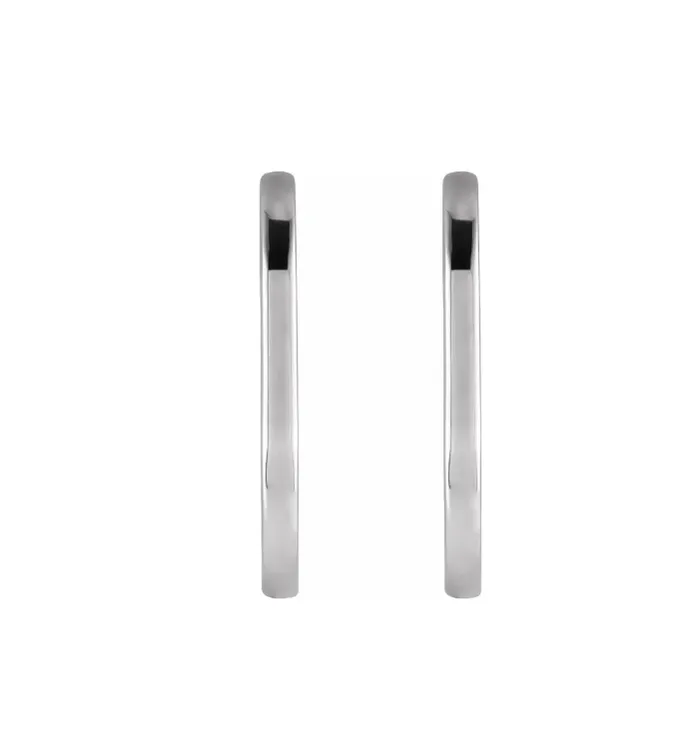Everyday High Polished 20mm Hoops RACHEL LYNN CHICAGO Earrings