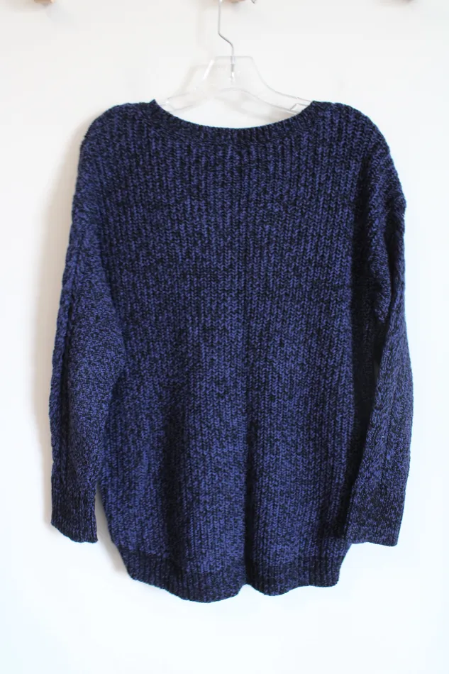 Express Dark Blue Black Knit Sweater S Express Rings