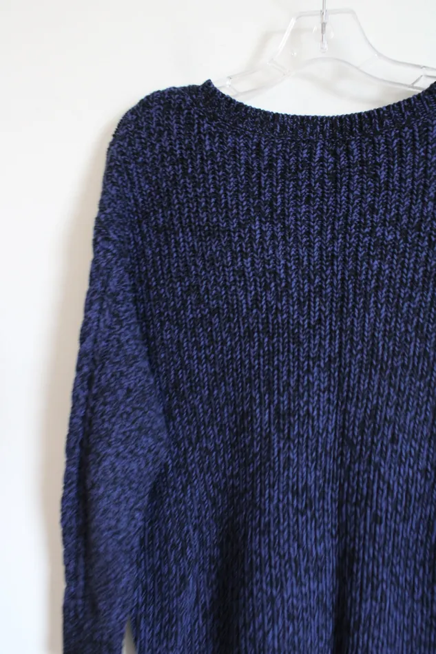 Express Dark Blue Black Knit Sweater S Express Rings