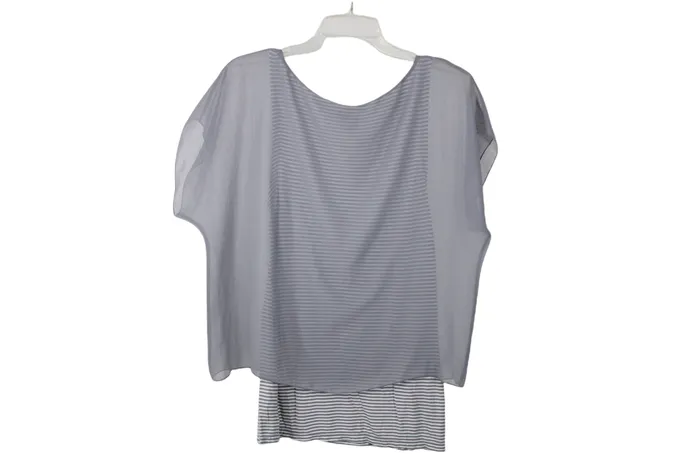 Express Earrings Express Gray Blouse S