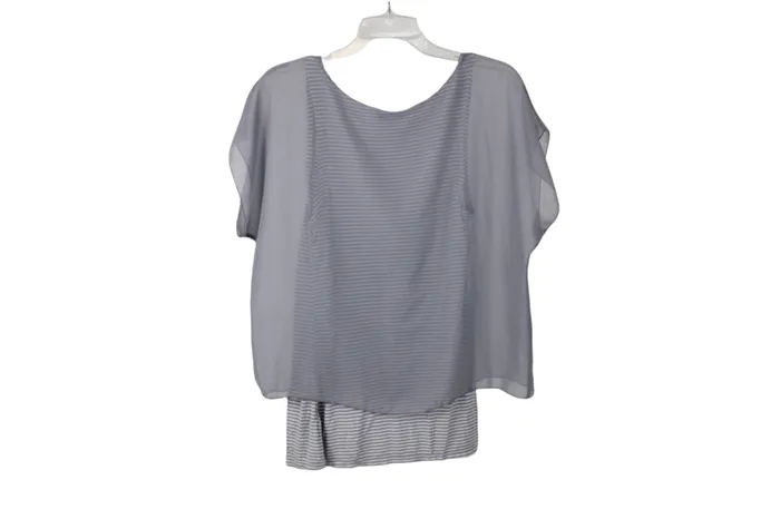Express Earrings Express Gray Blouse S