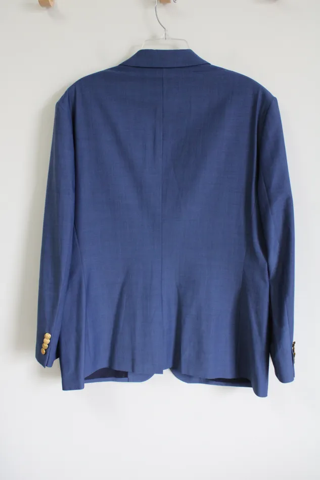Express Rings Express Performance Slim Blue Blazer 44R