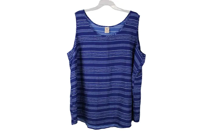 Faded Glory Rings Faded Glory Blue Top 4X