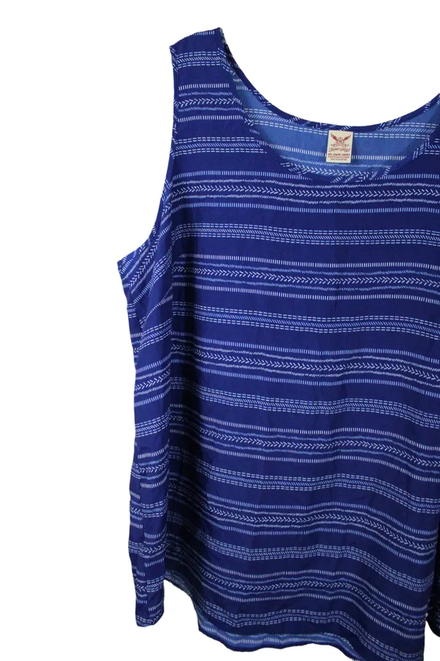 Faded Glory Rings Faded Glory Blue Top 4X