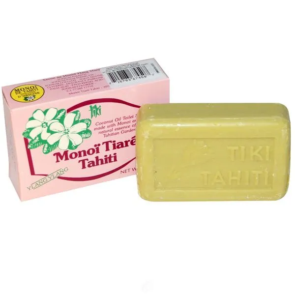 FIVESTARTRANSP Monoi Tahiti Tiar Ylang Ylang Bar Soap 46 oz Necklaces