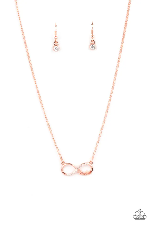 Forever Your Mom Copper Paparazzi Accessories Necklaces