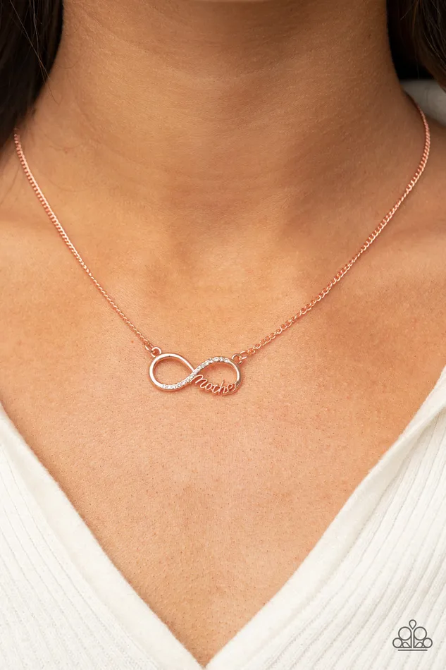 Forever Your Mom Copper Paparazzi Accessories Necklaces