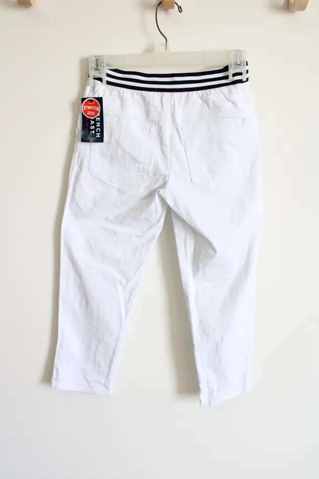 French Toast Rings NEW French Toast Stretch White Capri 10