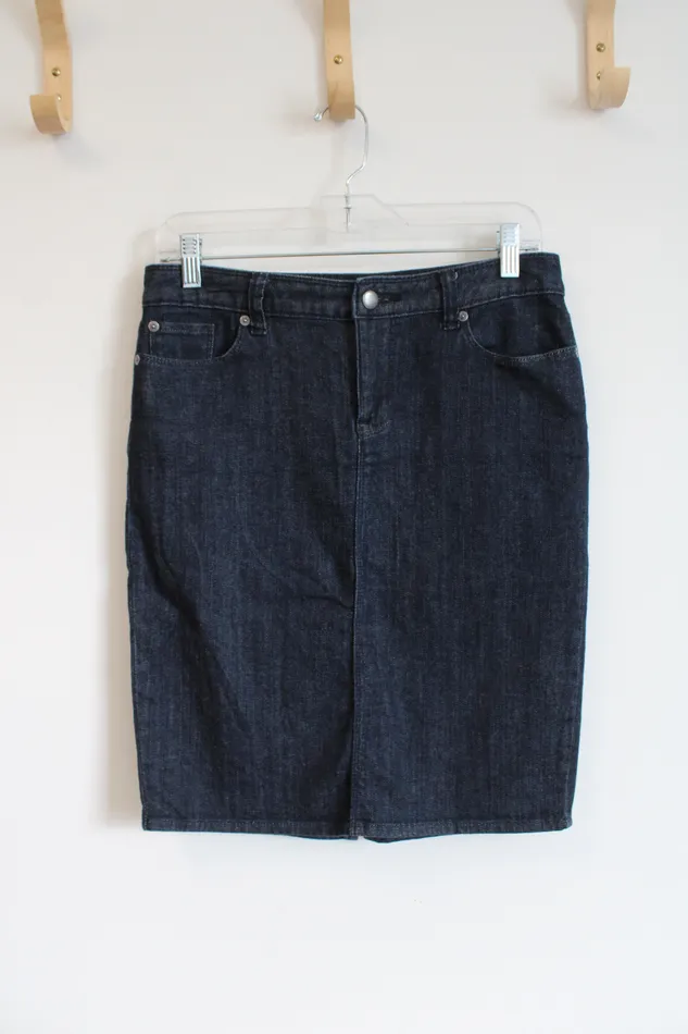 Gap Dark Wash Denim Pencil Skirt 226 Gap Earrings