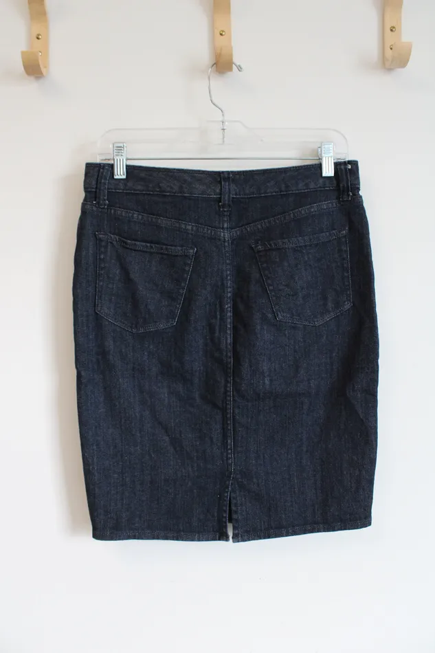 Gap Dark Wash Denim Pencil Skirt 226 Gap Earrings
