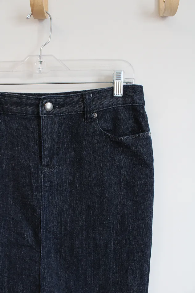 Gap Dark Wash Denim Pencil Skirt 226 Gap Earrings