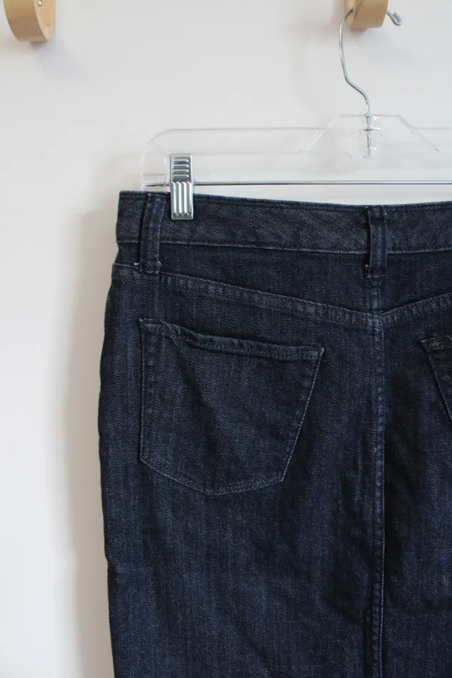 Gap Dark Wash Denim Pencil Skirt 226 Gap Earrings