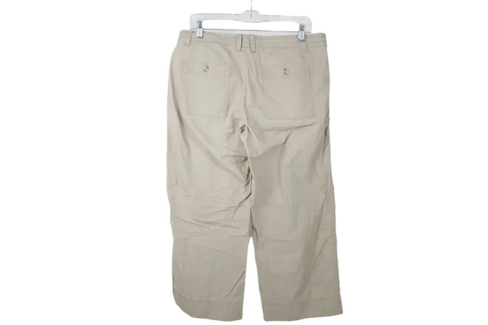 Gap Khaki Cargo Capri 8 Gap Earrings