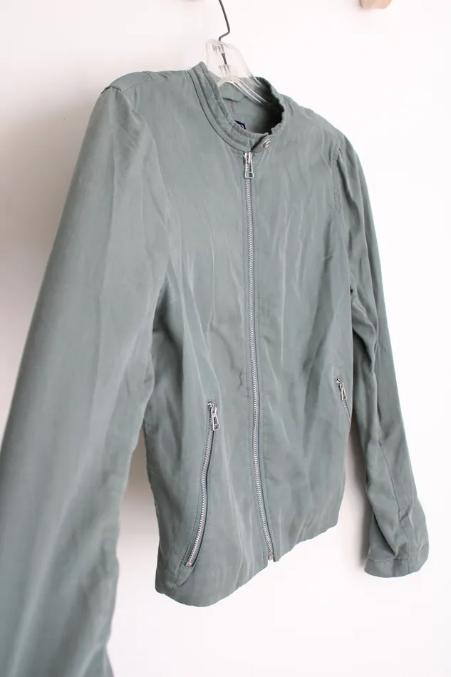 Gap Necklaces Gap Green Rayon Light Jacket S