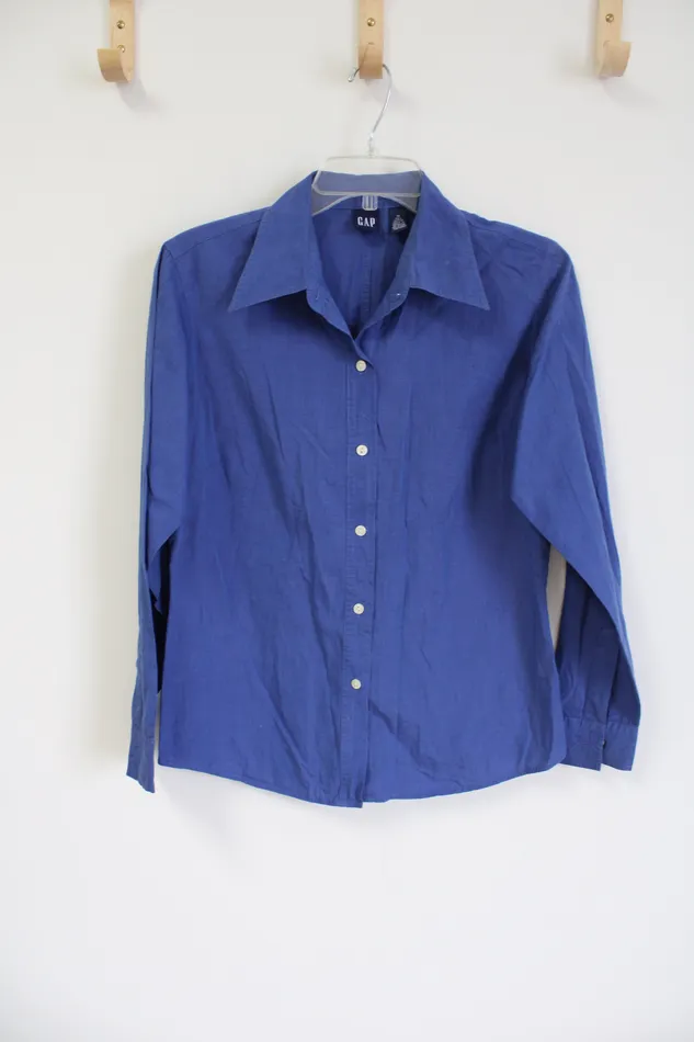 Gap Rings Gap Blue Button Down Shirt M