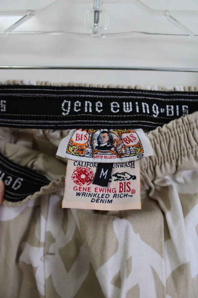 Gene Ewing Bis Rings Vintage Gene Ewing Bis Tan Floral Skirt M