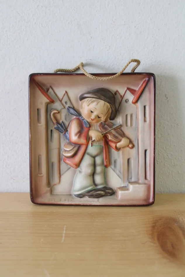 Goebel Necklaces Goebel Hummel Little Fiddler Plaque 5x5
