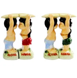 Going Surfing Ceramic Salt Pepper Shakers CHIEFLY Earrings