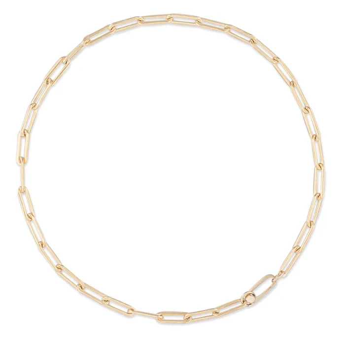 Gold Filled Chain Small Clasp Necklace RACHEL LYNN CHICAGO Necklaces