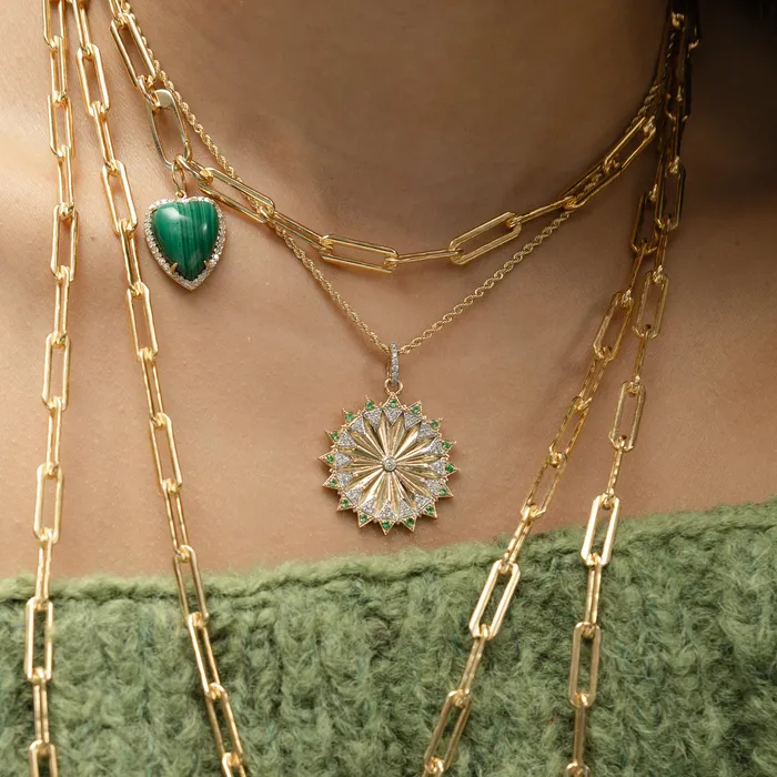 Gold Filled Chain Small Clasp Necklace RACHEL LYNN CHICAGO Necklaces