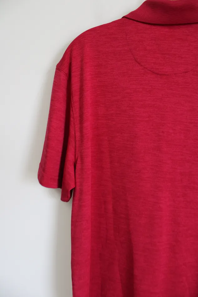 Haggar Earrings Haggar Clothing Stretch Red TShirt L