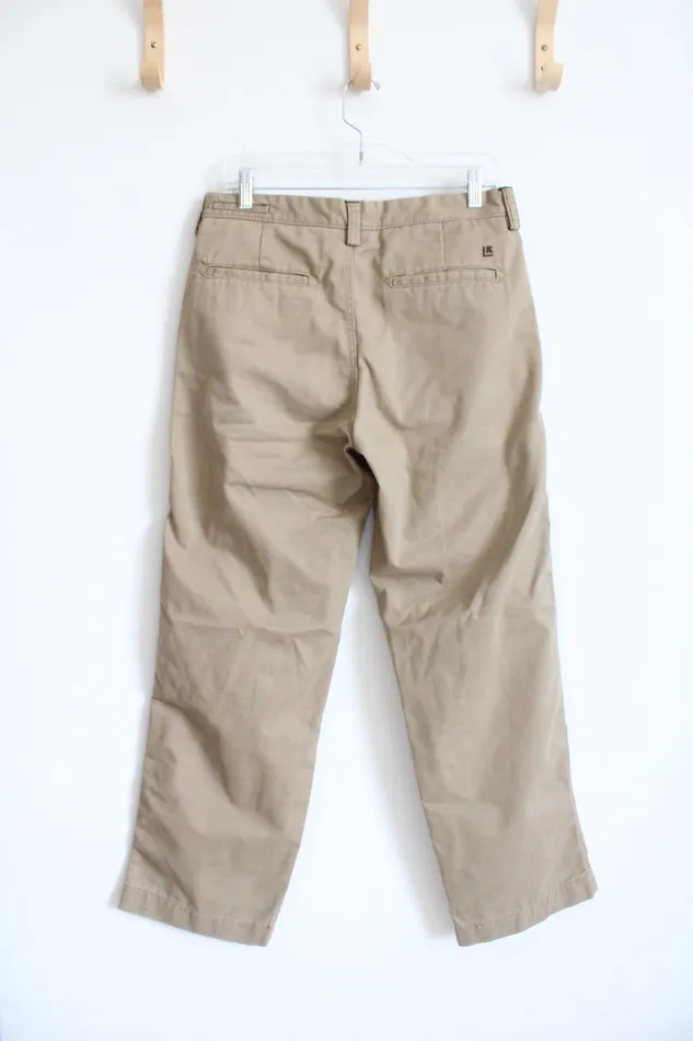 Haggar Haggar Life Khaki Live Comfortable Relaxed Straight Khaki Pants 32X30 Earrings